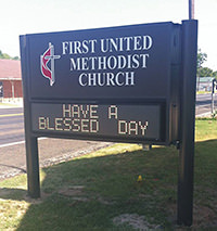 LED Church Signs & Message Displays