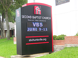 LED Chruch Signs & Outdoor Message Centers