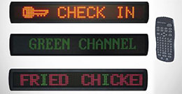 Indoor LED Signs and Message Displays