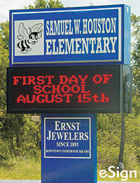 LED School Signs and Message Displays
